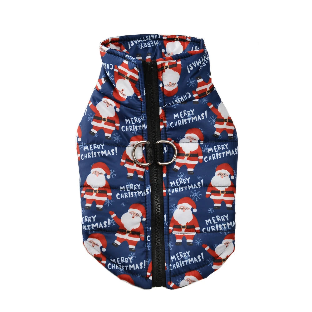 Festive Fleece Dog Coat