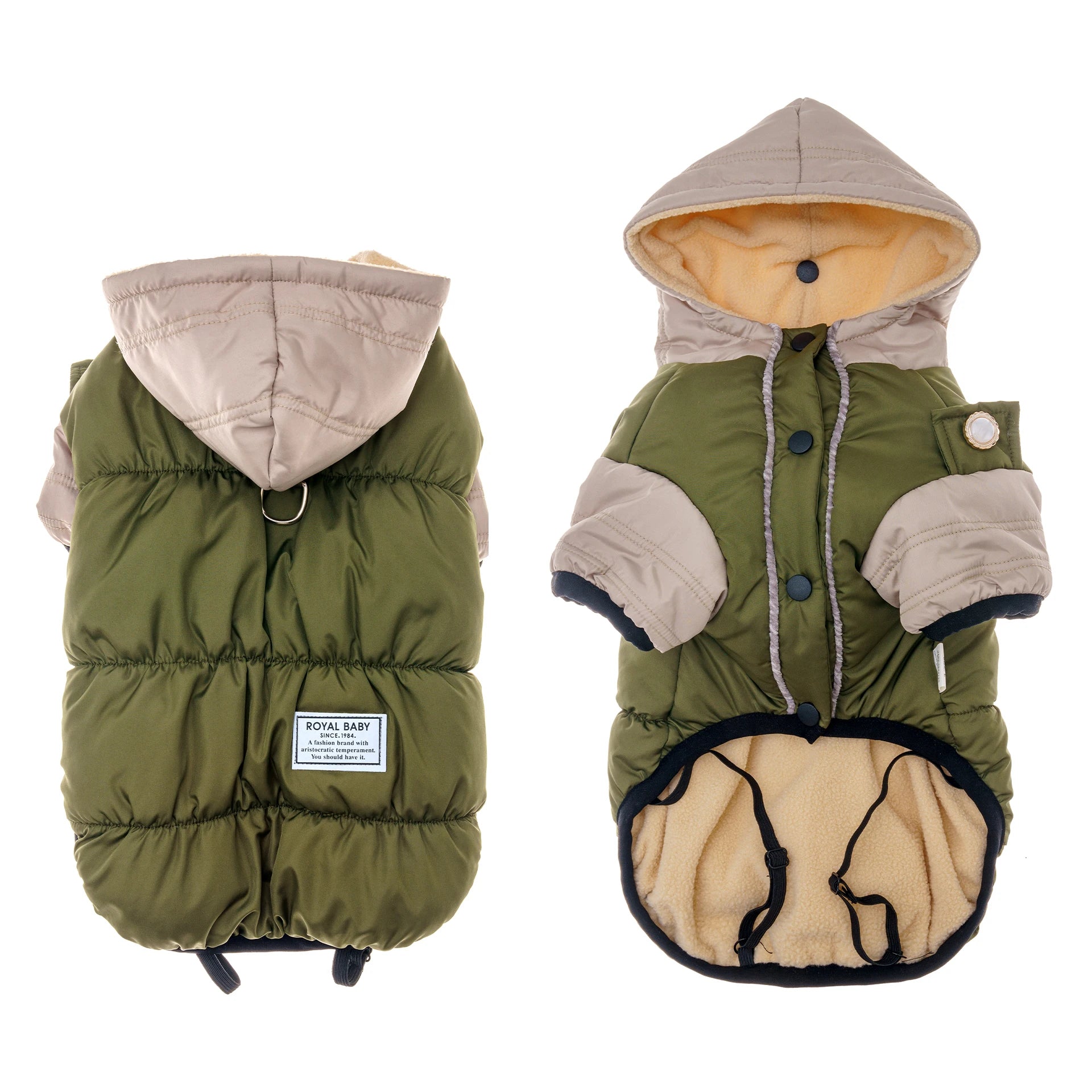 Arctic Hooded Dog Coat