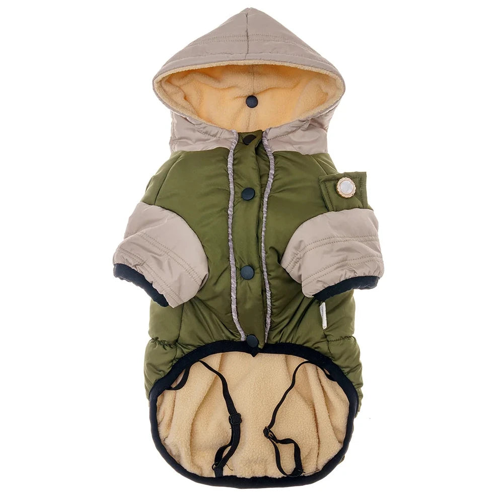 Arctic Hooded Dog Coat