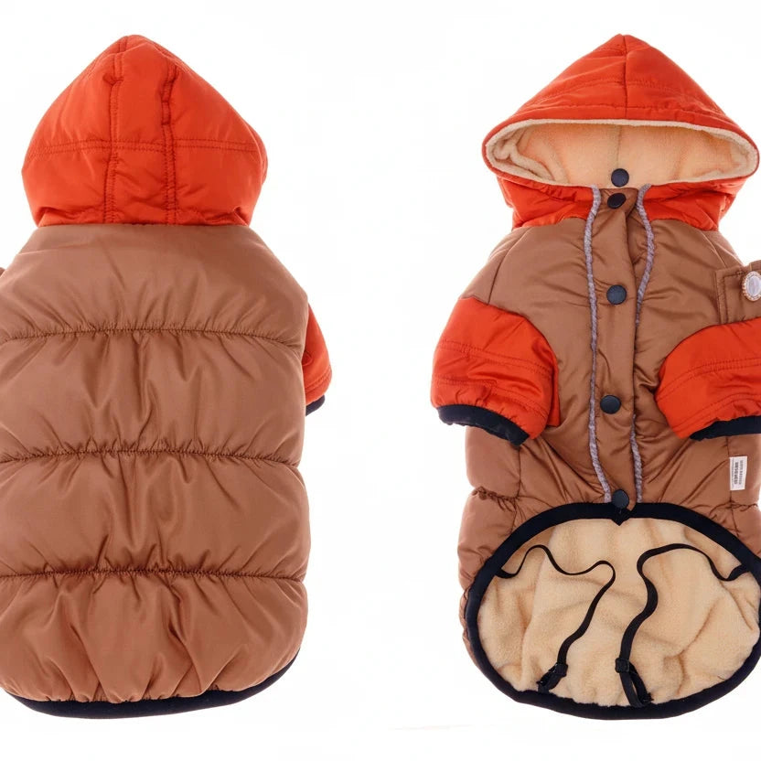 Arctic Hooded Dog Coat