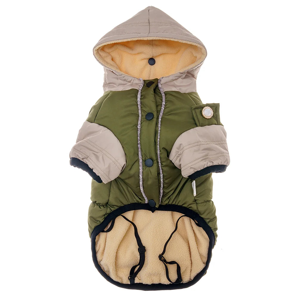 Arctic Hooded Dog Coat